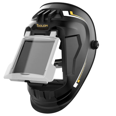 TOOLIOM Flip Front Welding Helmet Welding Mask with Flip Up Lens Welding Hood Shade-10 Welder Helmet for Stick MIG TIG